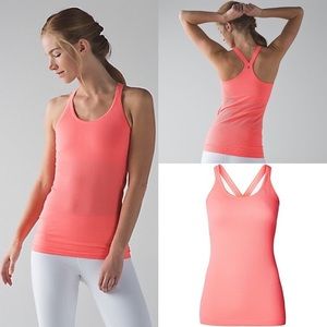Lululemon ebb to street tank pink coral 4
